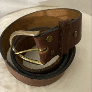 Canterbury Vintage Saddle Leather Belt Size 32